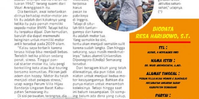 Resa Haribowo Wakil Gerindra di Dapil 1 Kabupaten Semarang