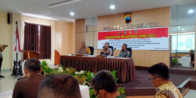Senkom Bersinergi Dengan Polresta Surakarta Siapkan Pengamanan Operasi Ketupat 2023