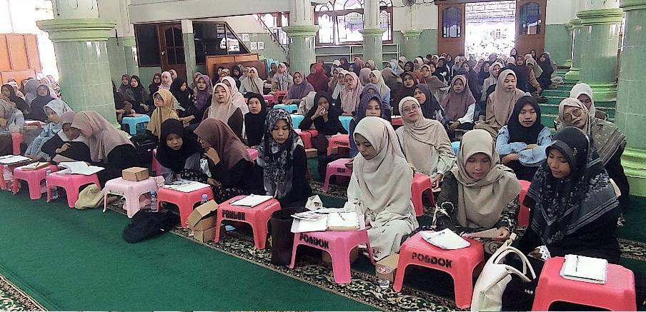 Peserta Pengajian Usia Mandiri yang digelar di Masjid Baitul A'la, Minggu (28/6/2026).